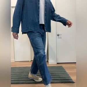 Banana Republic Classic Blue Denim Shirt